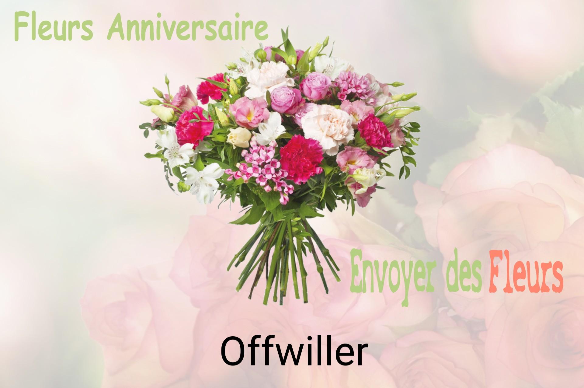 Bouquet de fleurs d’anniversaire livré à Offwiller