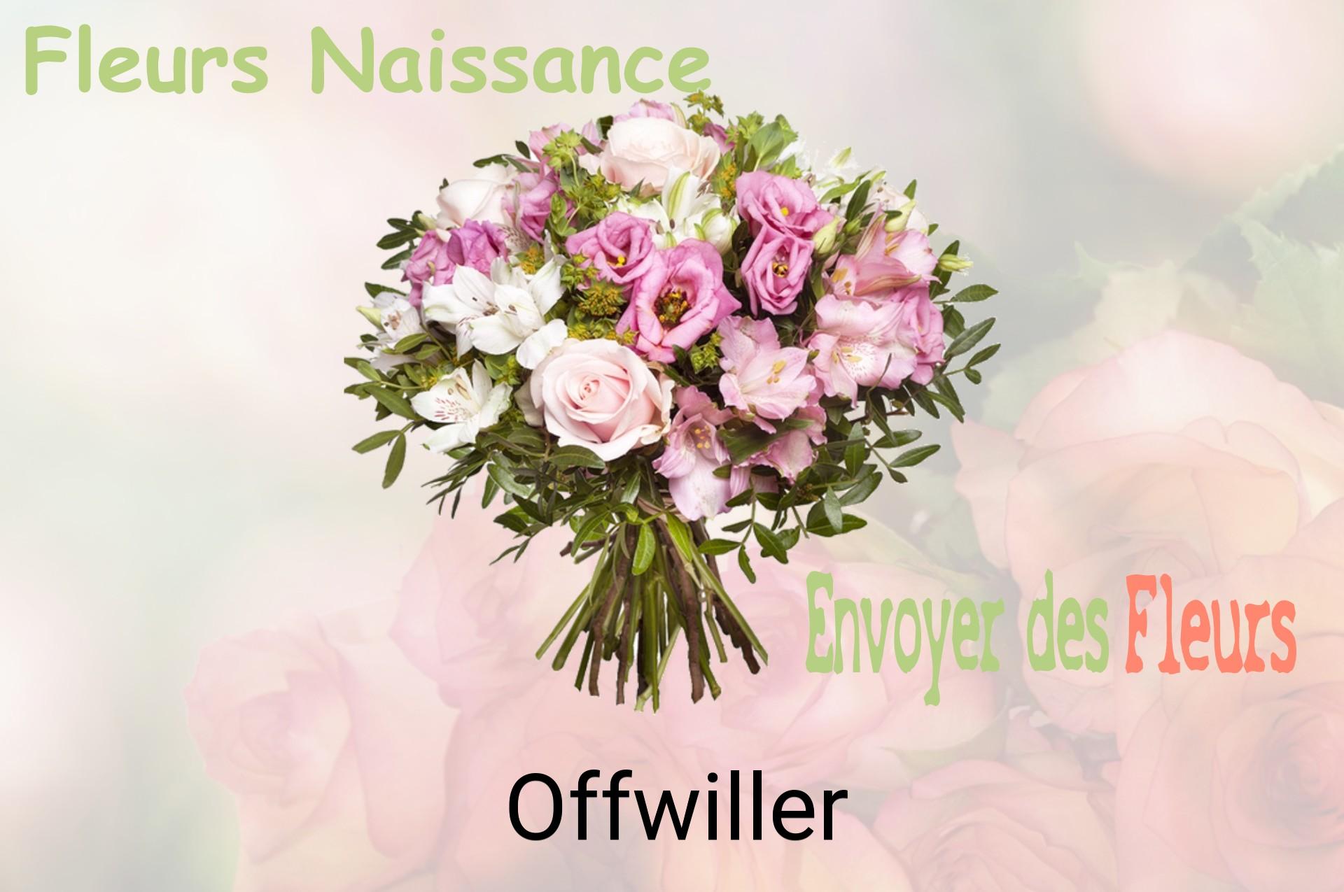 Bouquet de fleurs de naissance livré à Offwiller